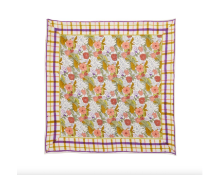 Foulard imprimé Indien - Magic Garden Violine