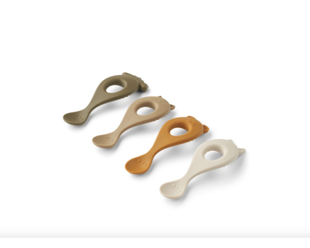 4 cuillères en silicone Liva - Sandy Multi Mix