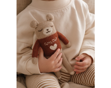 Doudou ourson Amour