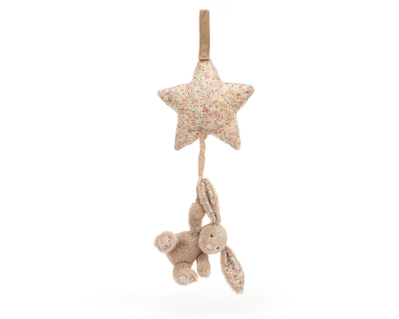 Coussin Musical Blossom Bea Beige Bunny 
