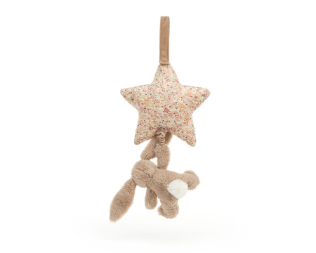 Coussin Musical Blossom Bea Beige Bunny 