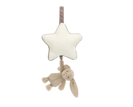 Coussin Musical Bashful Beige Bunny 