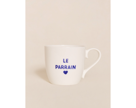 Mug Le Parrain émoi émoi - bleu