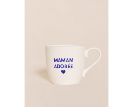 Mug Maman Adorée émoi émoi - bleu