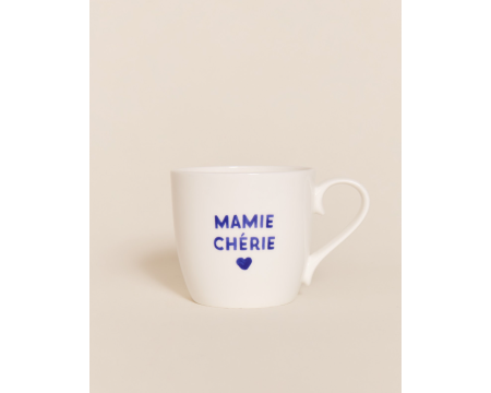 Mug Mamie Chérie émoi émoi - bleu