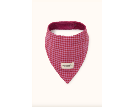 Bavoir en pointe Bami Khadi - Fuchsia 