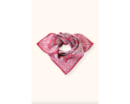 Small foulard Bloom Magenta APACHES