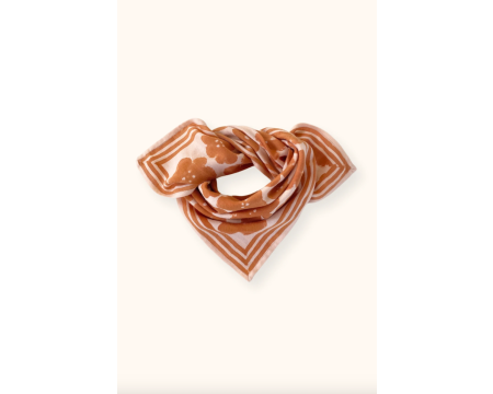 Small foulard Flora Bold Orange APACHES