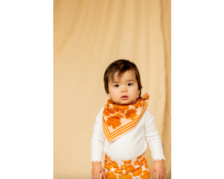 Small foulard Flora Bold Orange APACHES