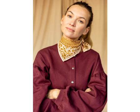 Small foulard Mosaïc Tobacco APACHES