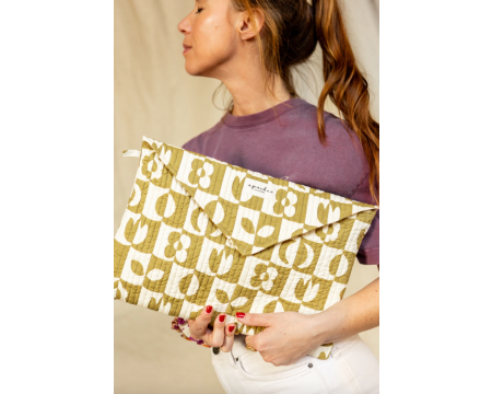 Big pochette Ohas Damier Tobacco APACHES