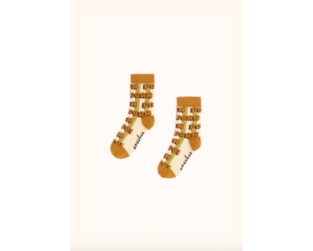 Chaussettes Doce Popcorn Olive APACHES