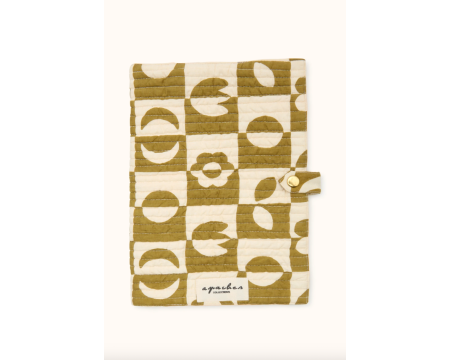 Protège carnet (de santé) Bimale Damier Tobacco