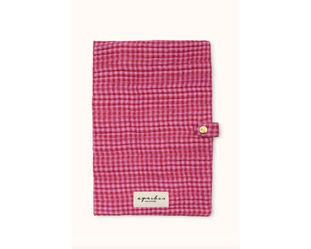 Protège carnet (de santé) Bimale Khadi Fuchsia