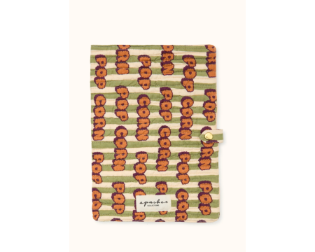 Protège carnet (de santé) Bimale Popcorn Olive