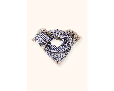 Small foulard Manika Mosaic Graphite APACHES