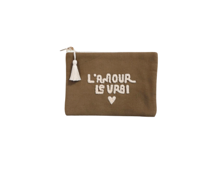 Pochette en coton - L'amour le vrai