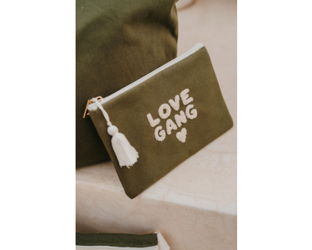 Pochette en coton - Love gang