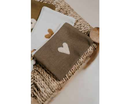 Porte-monnaie Love Taupe