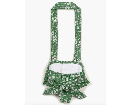 Porte poupée Liberty Capel vert Emile & Ida