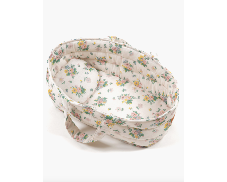 Couffin et son oreiller Printemps rose Emile & Ida