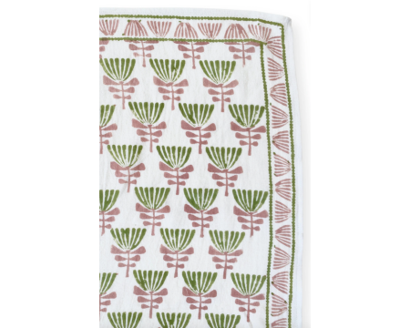 Big foulard Latika Tresse Celery