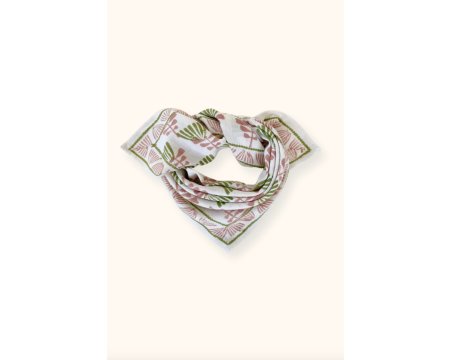 Small foulard Manika Tresse Celery