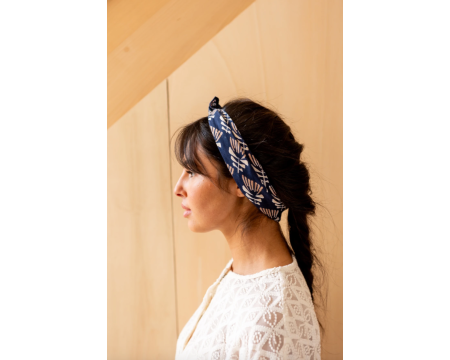 Small foulard Manika Tresse Graphite