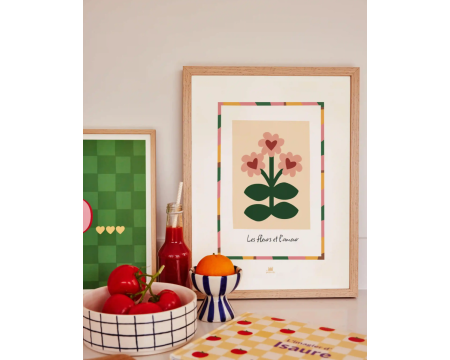 Affiche Les Fleurs et l'Amour MA PETITE VIE