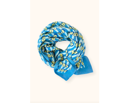 Big foulard Latika Popcorn Ocean APACHES