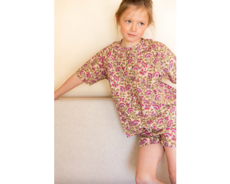 Set de pyjama Muna Champêtre Aubergine APACHES