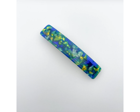 Barrette Clic-Clac 9 cm Sunny bleu