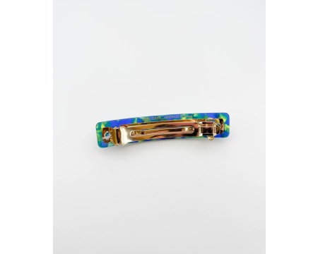 Barrette Clic-Clac 9 cm Sunny bleu