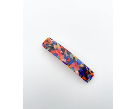 Barrette Clic-Clac 9 cm Sunny rouge