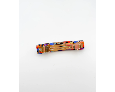 Barrette Clic-Clac 9 cm Sunny rouge