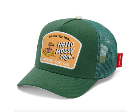 Casquette Crew Green HELLO HOSSY