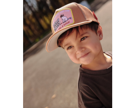 Casquette Crew Brown HELLO HOSSY
