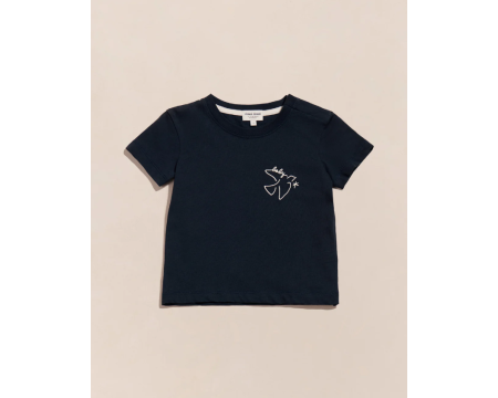 T-shirt Baby Bird brodé en coton bio