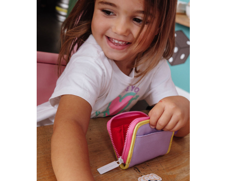 Porte-monnaie Mini Mauve HELLO HOSSY