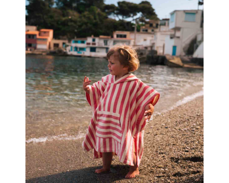 Poncho de bain Suzon ROSE IN APRIL