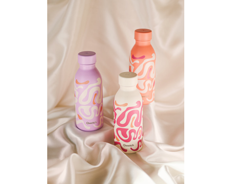 Bouteille isotherme Icon Waves Sable 500 ml QWETCH