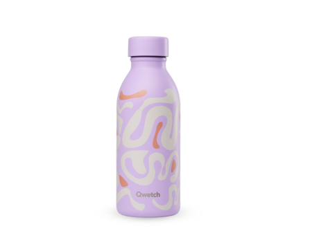 Bouteille isotherme Icon Waves Pêche 500 ml QWETCH