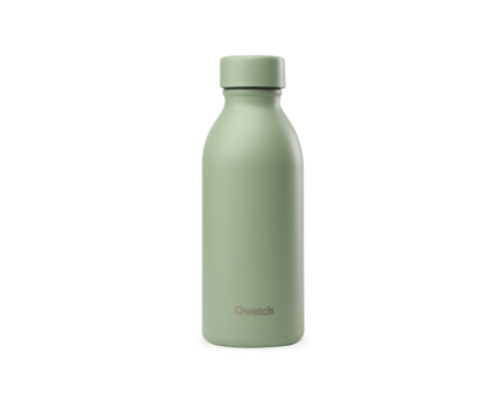 Bouteille isotherme Icon Vert Tilleul 500 ml QWETCH