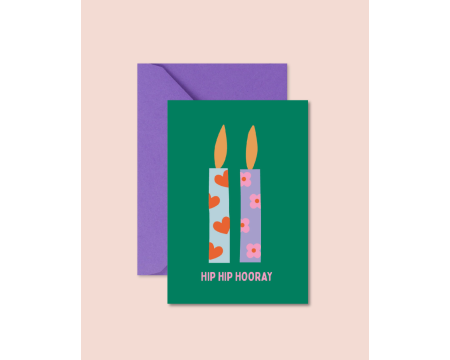 Carte Hip Hip Hooray MA PETITE VIE