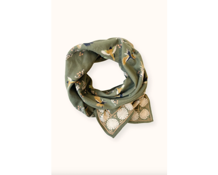 Big foulard Latika Cerisier Eucalyptus APACHES