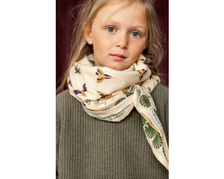Big foulard Latika Cerisier Kaki APACHES