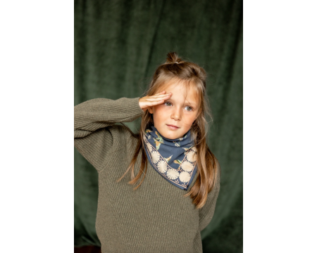 Small foulard Manika Cerisier Orage APACHES