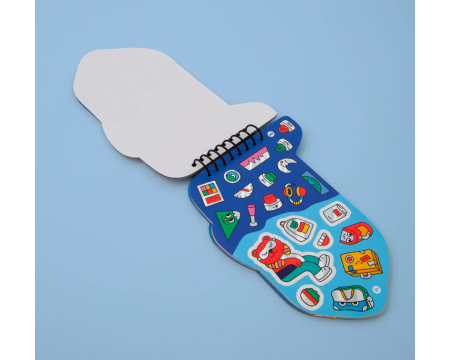 Carnet d'activités stickers VROOM OMY 
