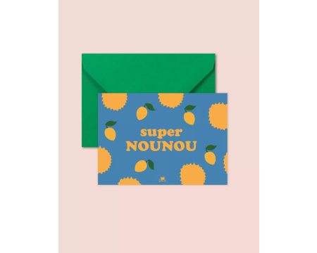 Carte postale Super nounou MA PETITE VIE