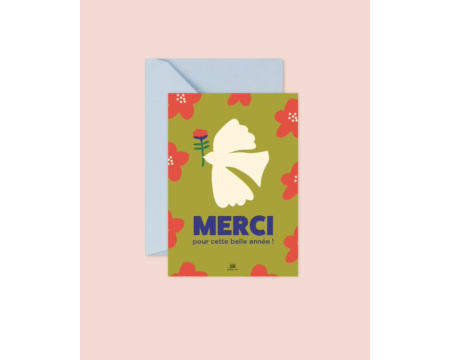Carte postale Merci pour cette belle année ! MA PETITE VIE